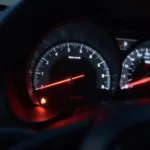 Check Engine Light Illuminated on Car Dashboard