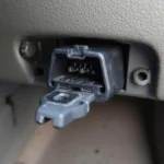 OBD2 Connector Location under Dashboard