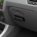 OBD2 Connector Location under the Dashboard