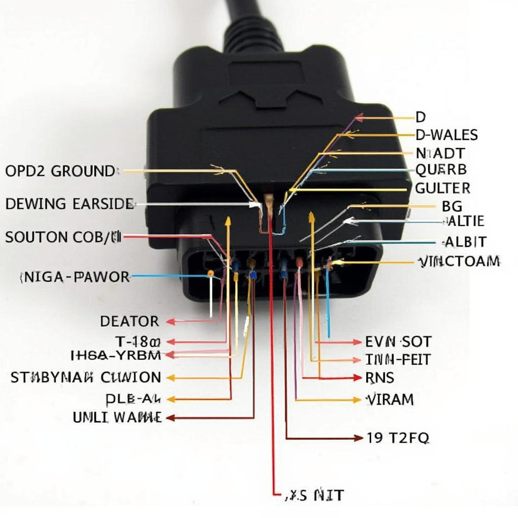 OBD2 Connector Pinout Diagram