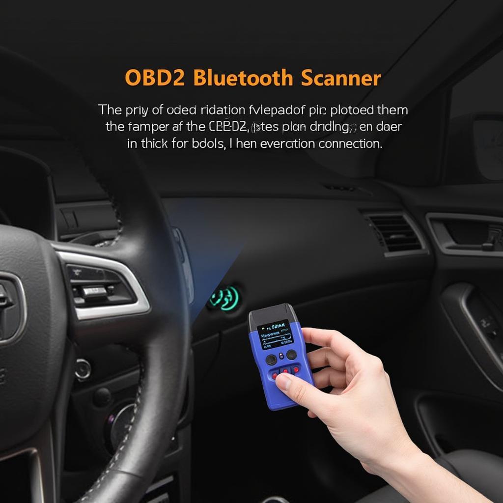 Connecting an OBD2 Bluetooth Diagnostic Tool to a Car's OBD2 Port