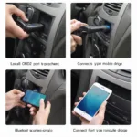 Step-by-step guide on how to set up an OBD2 display BT scanner.