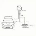 OBD2 ELM327 Connection Diagram