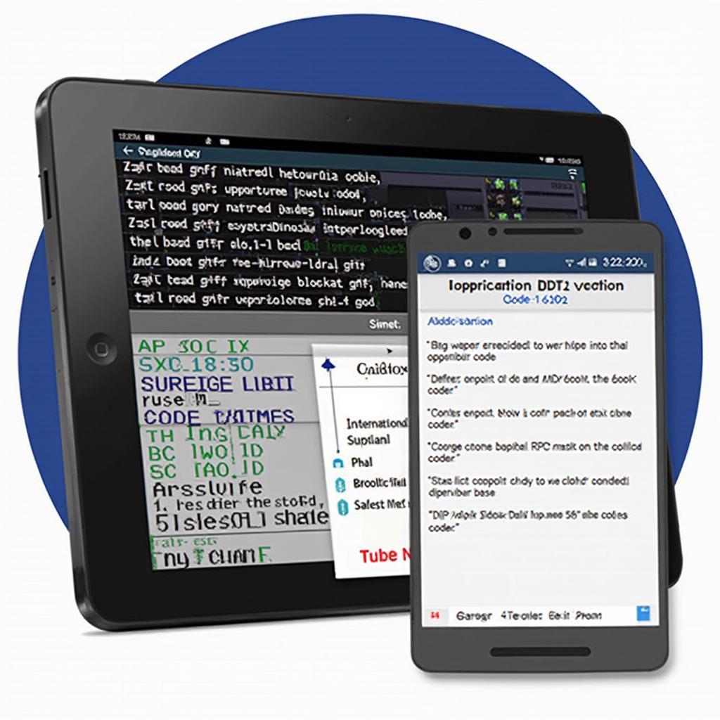 OBD2 Gauge App Displaying Diagnostic Trouble Codes