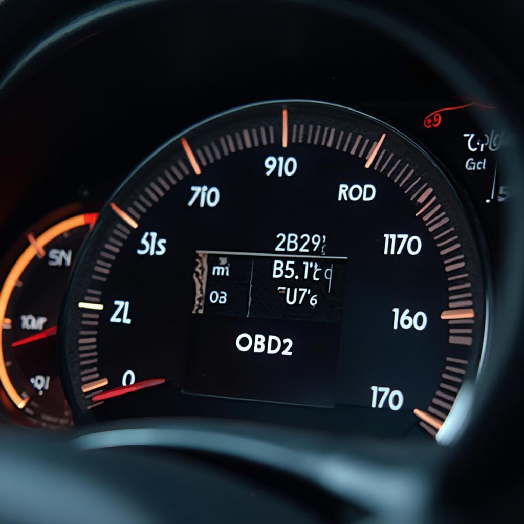 OBD2 Gauge Data Display