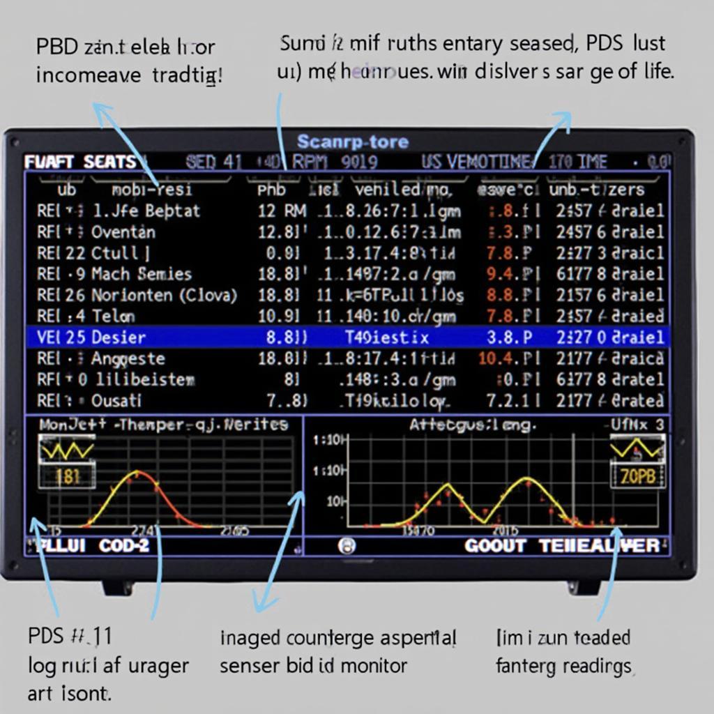 Example of an OBD2 Live Data Map Display