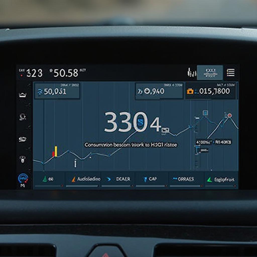 OBD2 MPG Monitor Fuelsmart Displaying Data