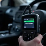 OBD2 scanner displaying "no freeze frame data"