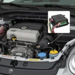 Volkswagen Beetle PCM and its location in the engine bay