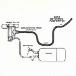 OBD2 P1492 EVAP System Diagram