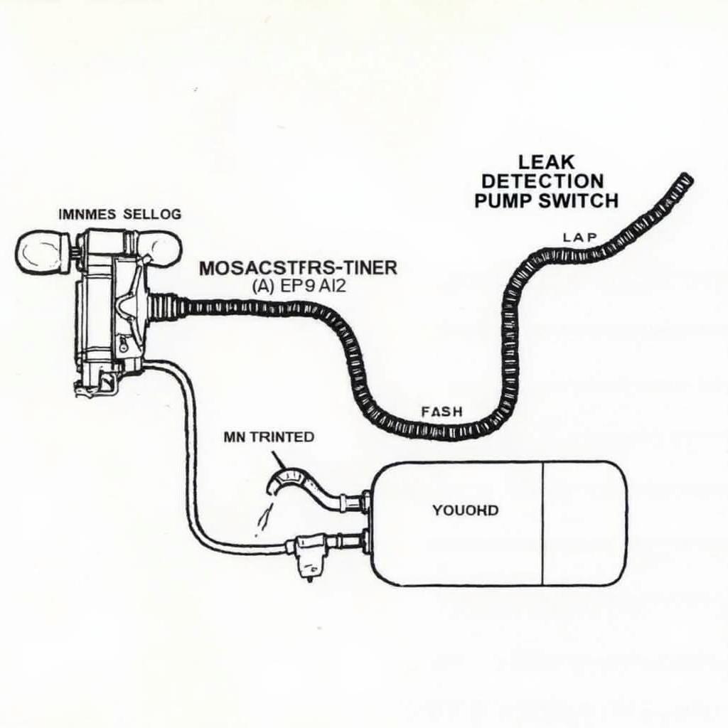 OBD2 P1492 EVAP System Diagram