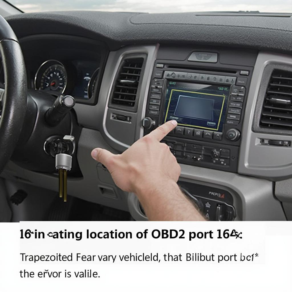 OBD2 Port Location in a Vehicle