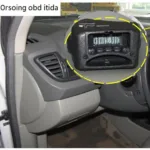 OBD2 Port Location in a Nissan Tiida