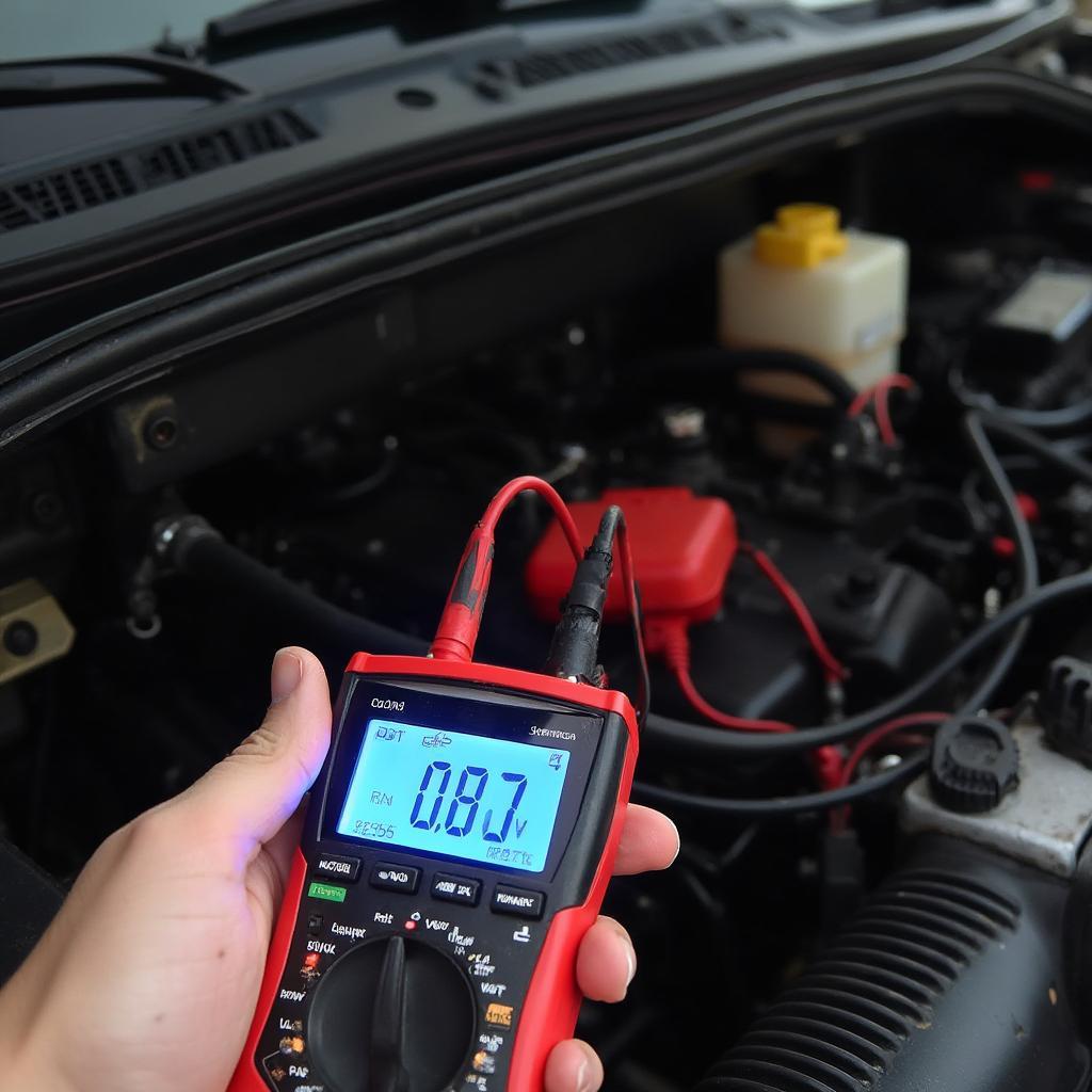 Measuring OBD2 Port Voltage with a Multimeter