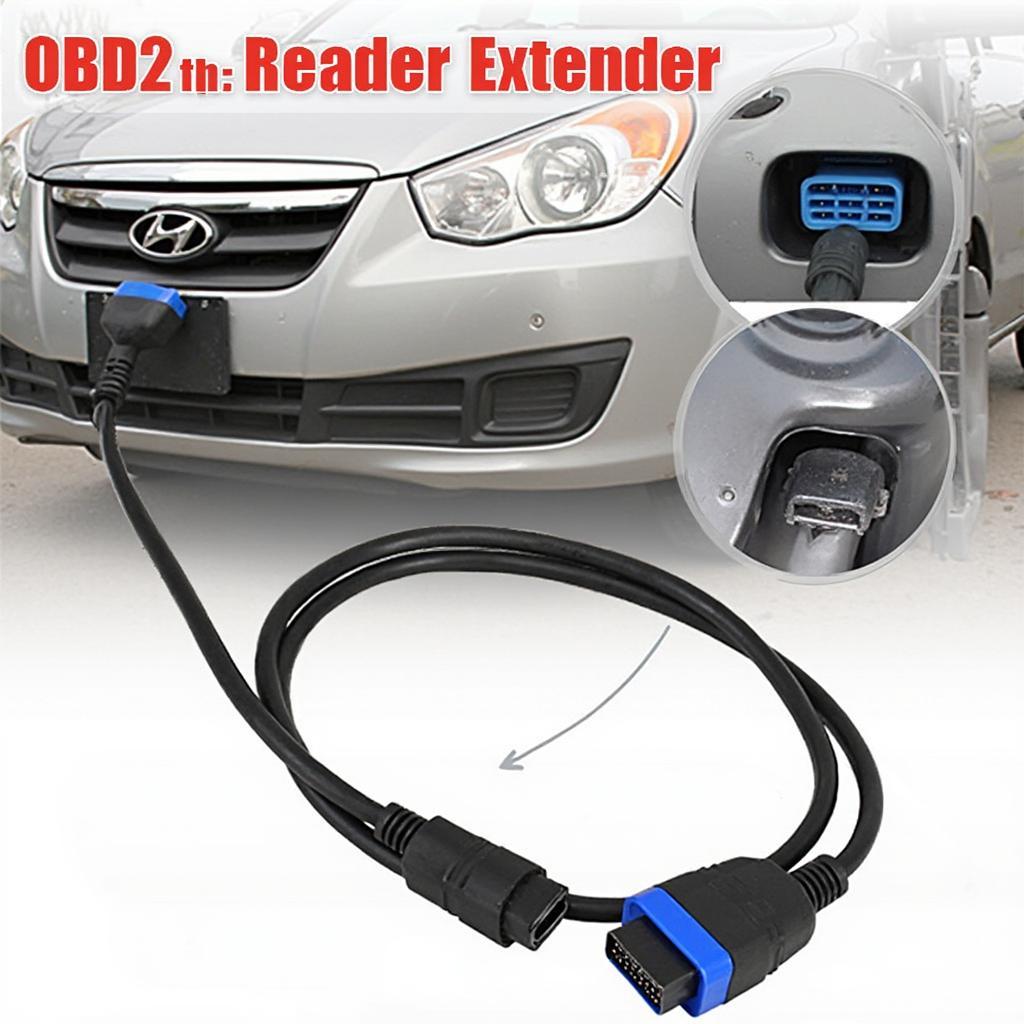 OBD2 Reader Extender for 2006 Hyundai Elantra