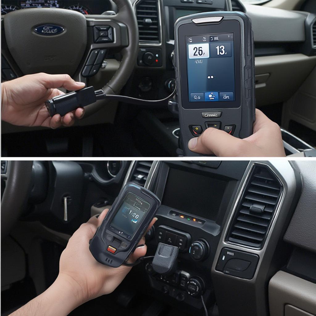 Connecting an OBD2 reader to a Ford F150