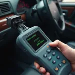 OBD2 Scanner connected to a 1994 Cadillac DeVille