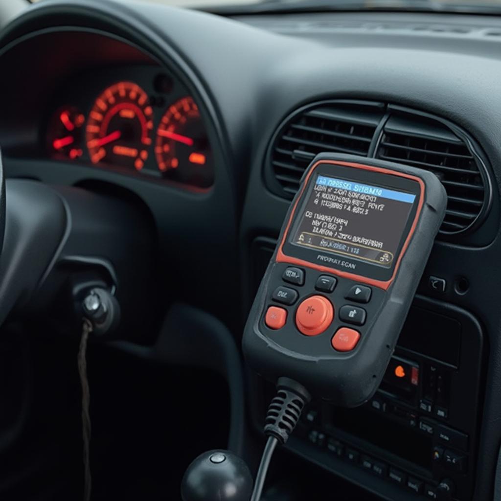 OBD2 Scanner Connected to a 2000 Pontiac Grand Am