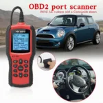 OBD2 Scanner Connected to a 2006 Mini Cooper S R53