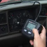 OBD2 Scanner Connected to a 1998 Dodge Ram 1500