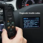 OBD2 Scanner Connected to Car