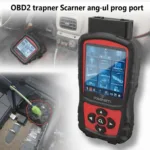 OBD2 Scanner Connected to a Car's Diagnostic Port