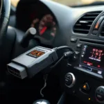 OBD2 Scanner Connected to a Honda S2000