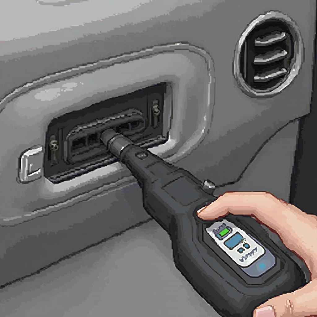 Connecting an OBD2 Scanner to a Vehicle's Diagnostic Port