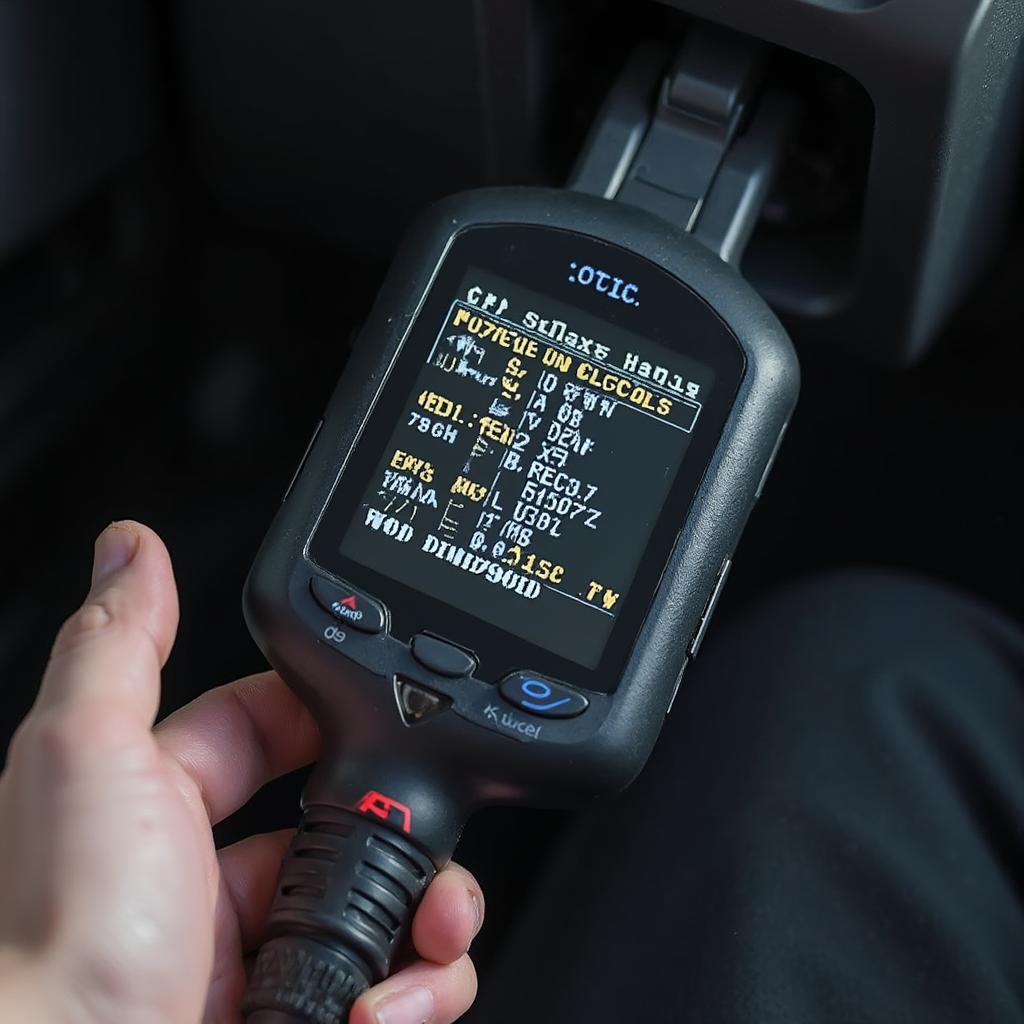 OBD2 Scanner Diagnosing EVAP System