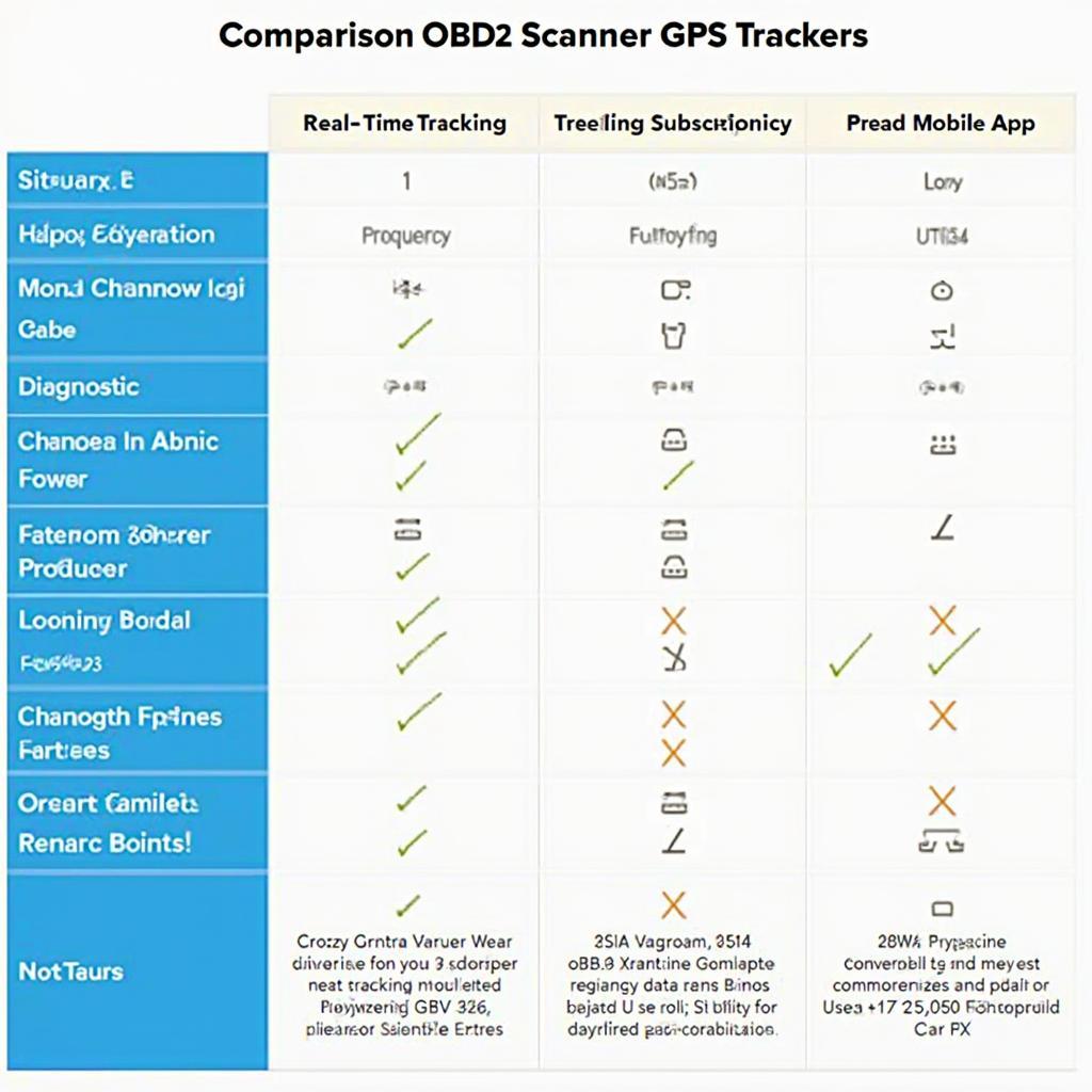 Comparing OBD2 Scanner GPS Tracker Features