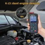 OBD2 Scanner Monitoring Engine Parameters