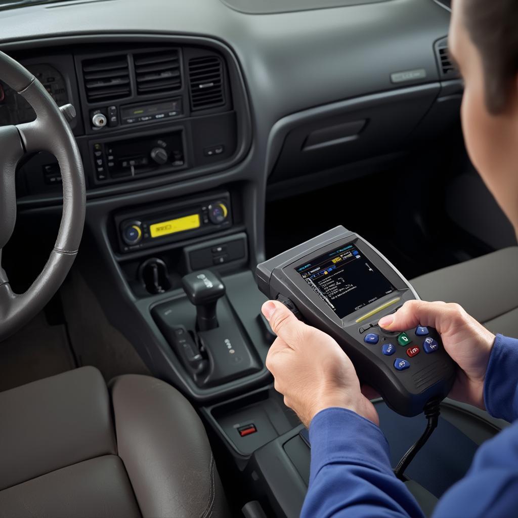 OBD2 Scanner on a 1994 Chrysler