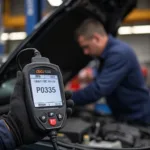 OBD2 Scanner Diagnosing P0335 Code