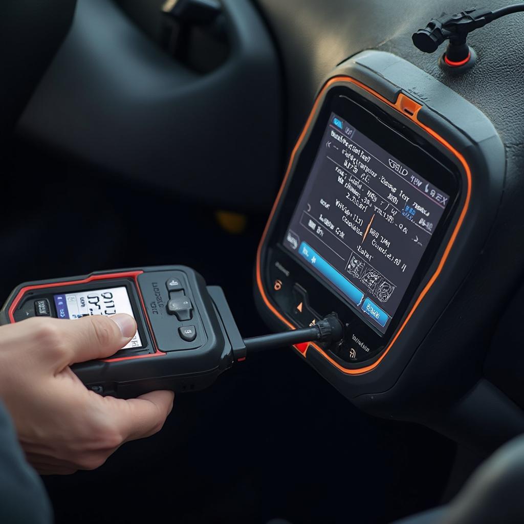 OBD2 Scanner Reading 4WD Codes