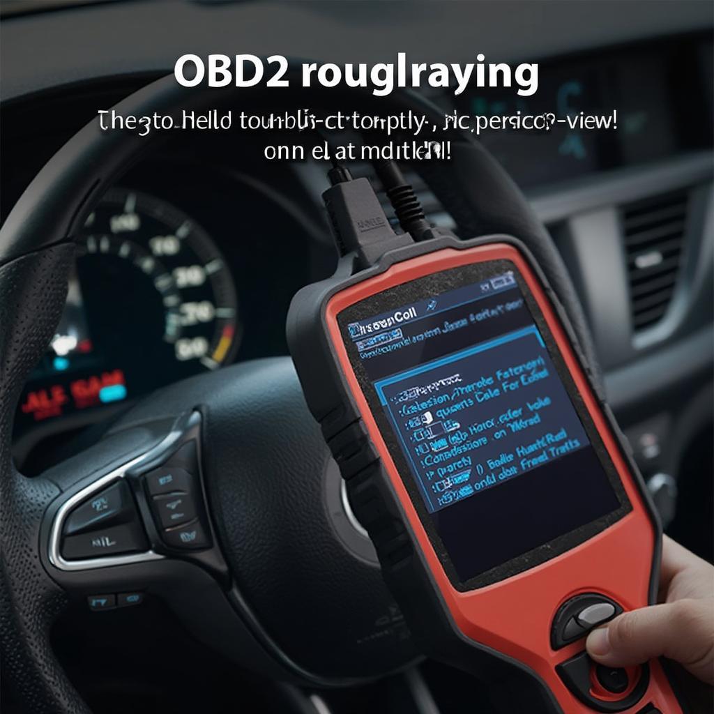 OBD2 Scanner Reading Codes