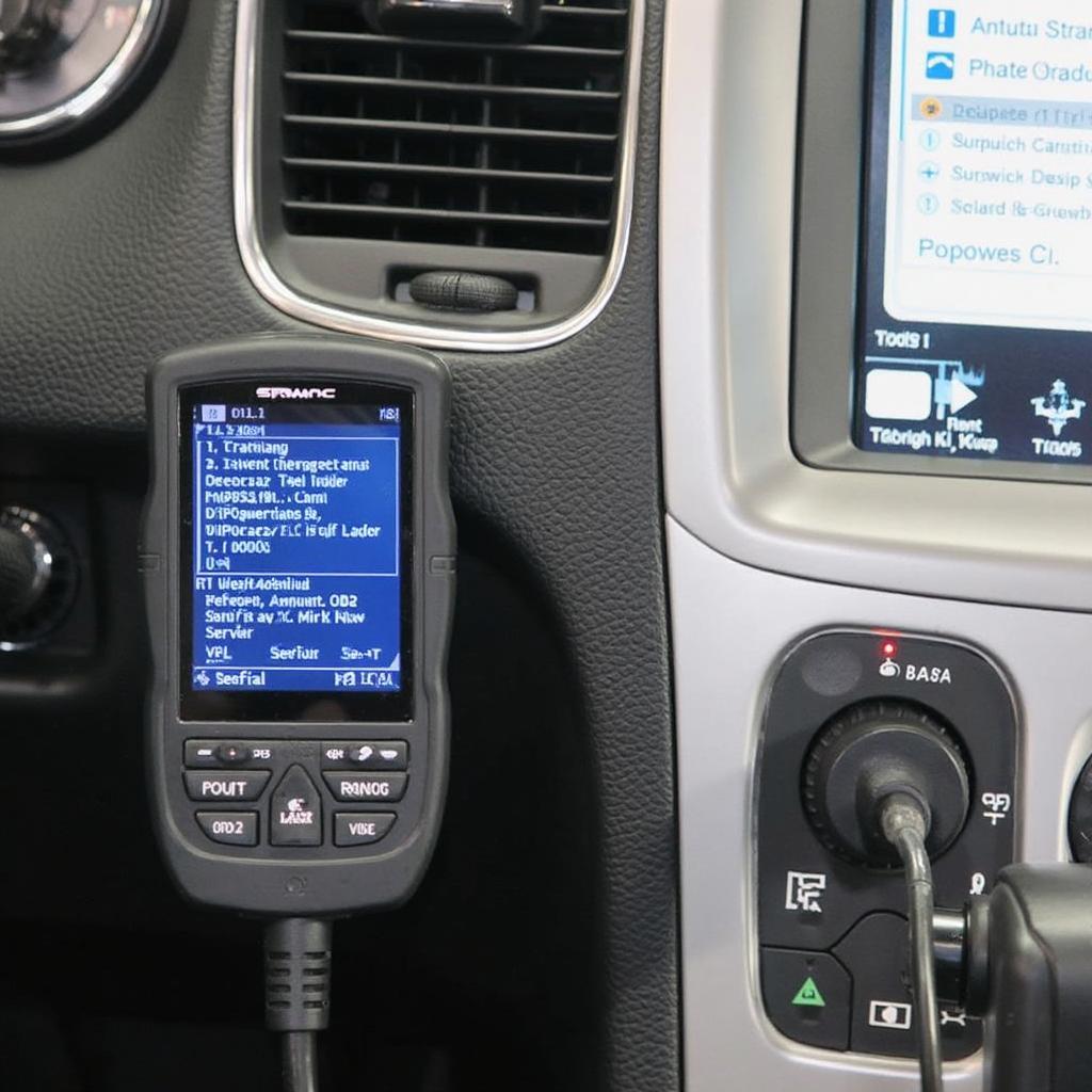 OBD2 Scanner Reading Power Steering Codes on a 2012 Dodge Charger