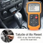 OBD2 Scanner Resetting Nitro OBD2 Device