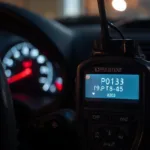 OBD2 Scanner Displaying P0133 Code