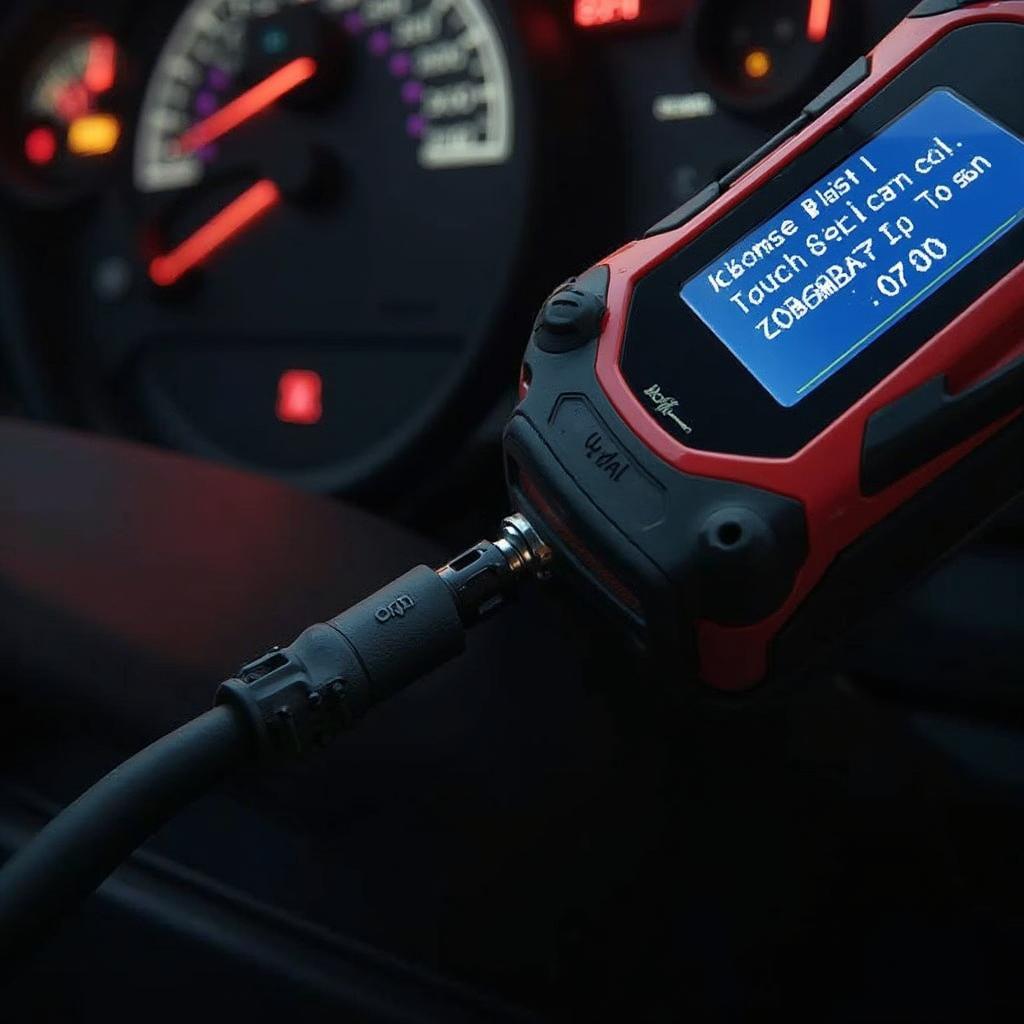 OBD2 Scanner Displaying P0700 Code