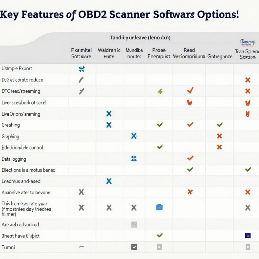 OBD2 Scanner Software Features