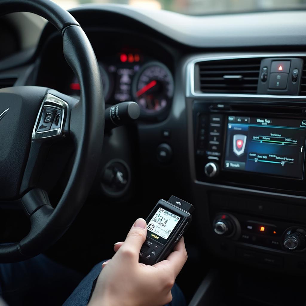 Turning off check engine light with an OBD2 scanner