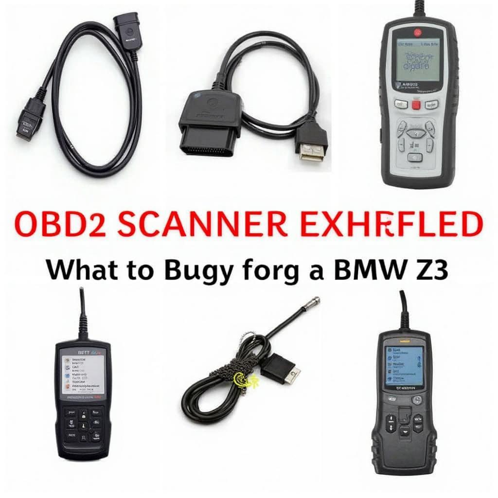 Various OBD2 scanners for BMW Z3