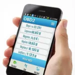 OBD2 Software Interface on Smartphone