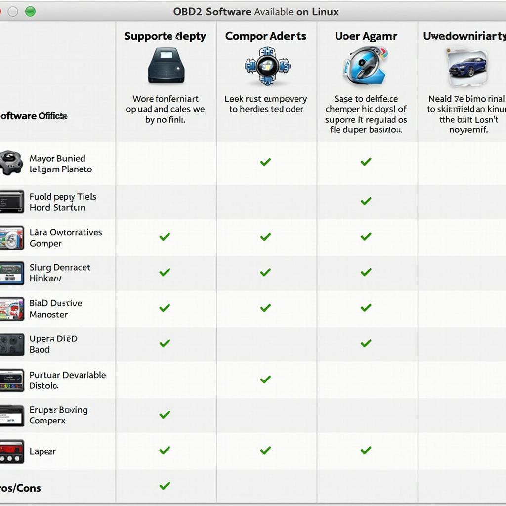 OBD2 Software Comparison on Linux