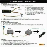 OBD2 to OBD1 Conversion Process