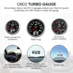 Different Types of OBD2 Turbo Gauges