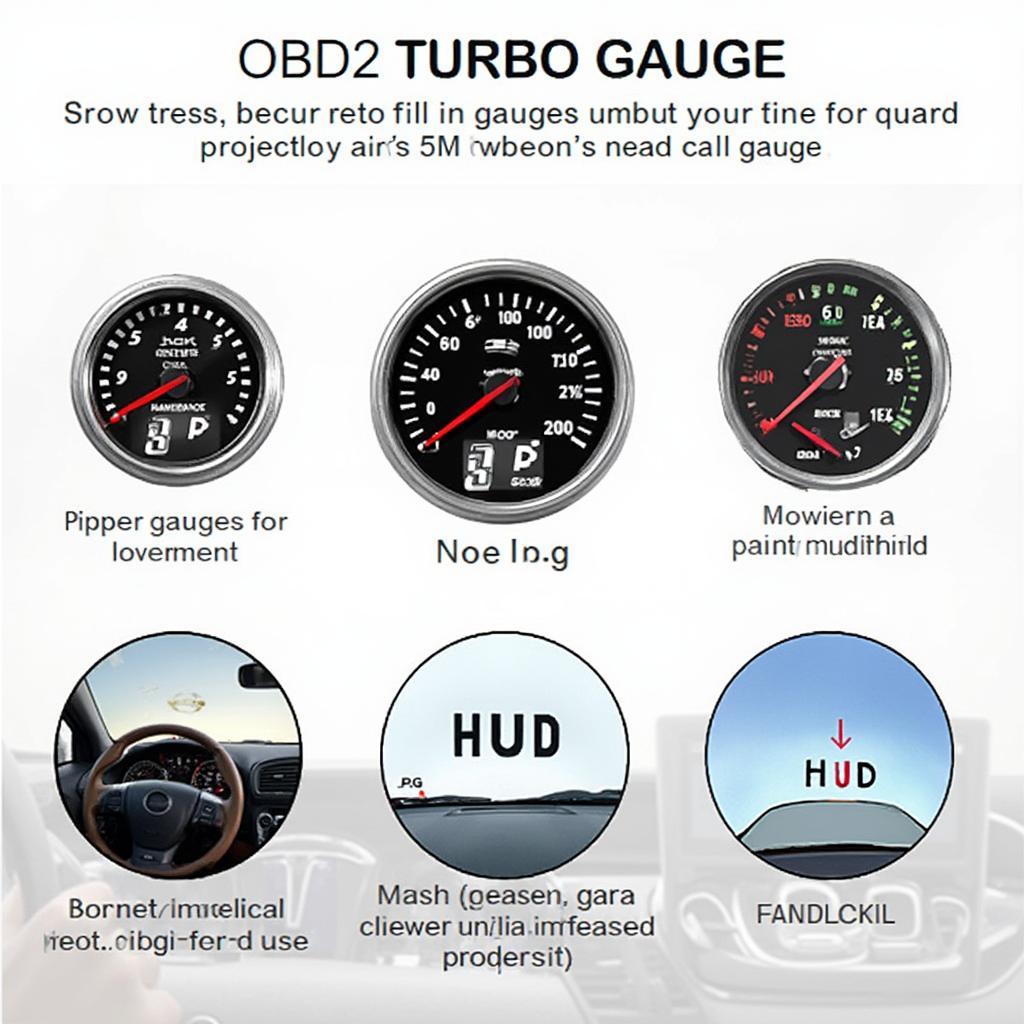 Different Types of OBD2 Turbo Gauges