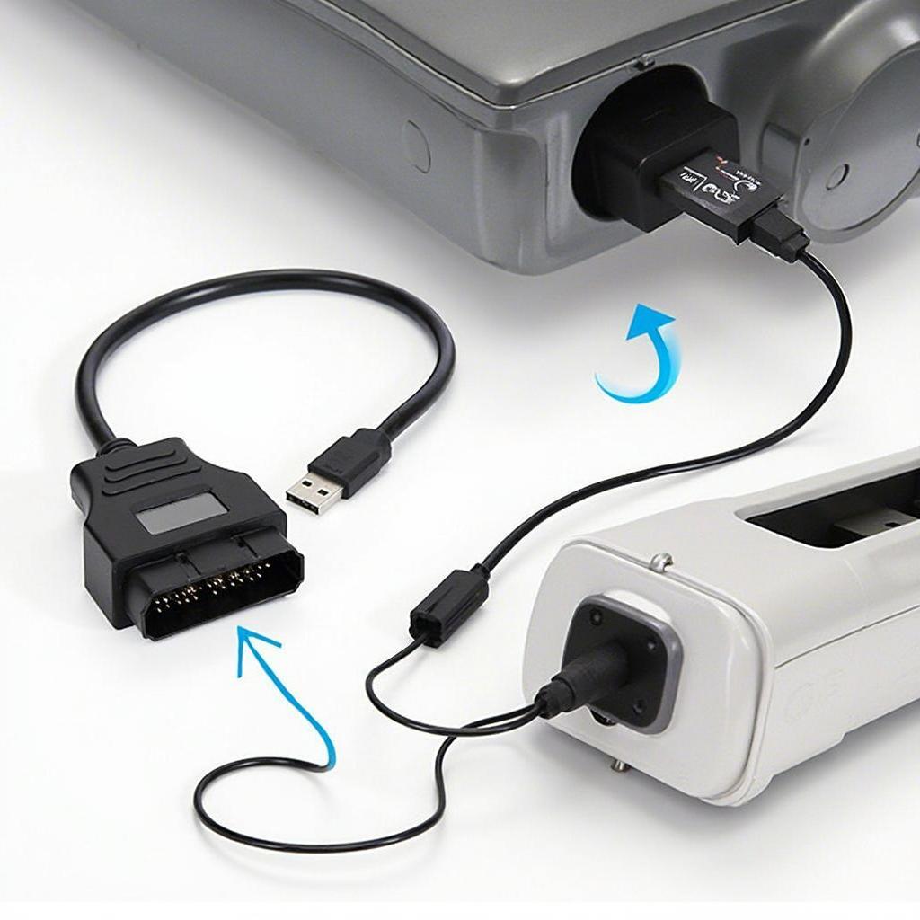 OBD2 USB Power Connection Diagram