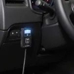 OBDLink MX+ Bluetooth Scanner Connected to a Toyota Dashboard