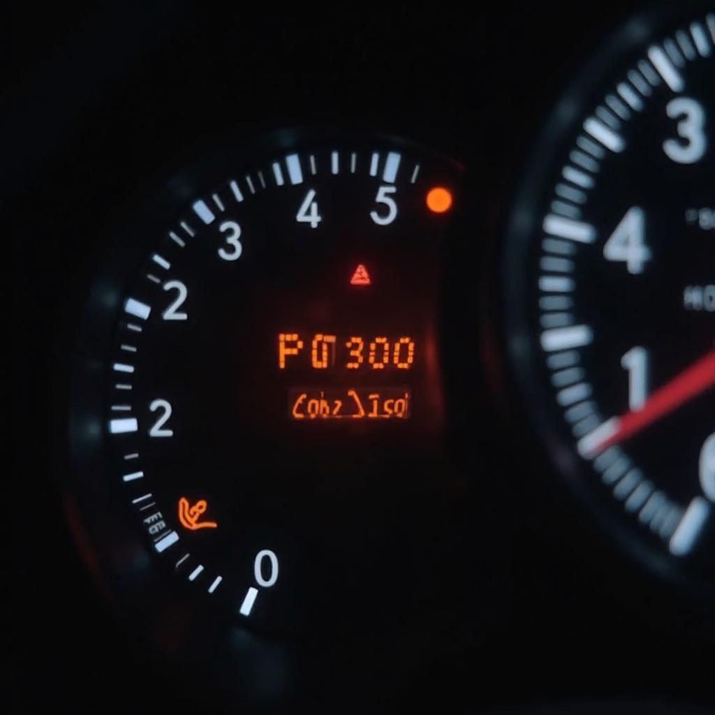 P0300 Code Symptoms: Dashboard Warning Light